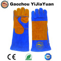 Heat Resistant Cow Split Leather Safety Welding Gloves with Kevlar Stitching Manufacturer